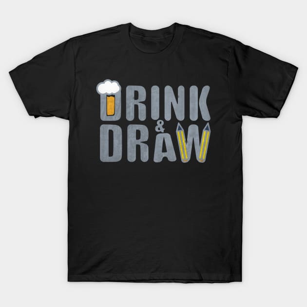 drink & draw T-Shirt by manuvila